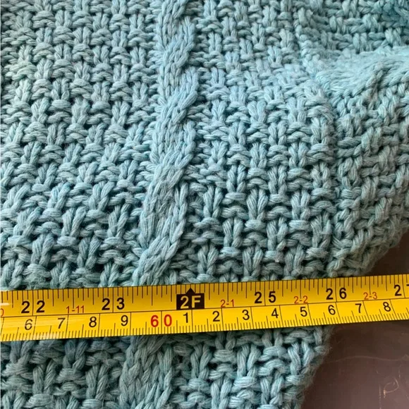 Taylor Swift 1989 Blue Cardigan with White Trim Size M/L Tayor - Picture 12 of 12